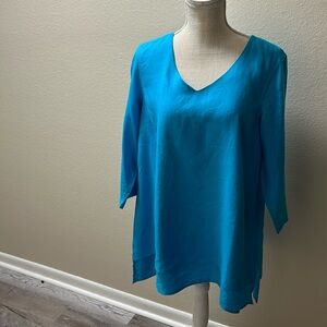 Ali Miles 100% Linen Top